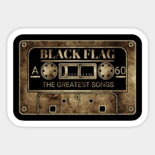 Black flag Sticker